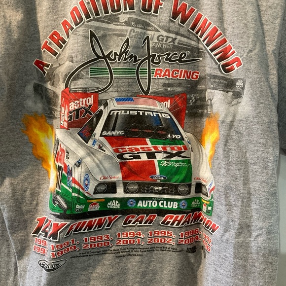 John Force 14x funny car championship T shirt on the anvil tag (dated 2008)sim - Picture 6 of 16